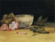 Hirst, Claude Raguet Empty Glass Bowl Surrounded Spain oil painting reproduction